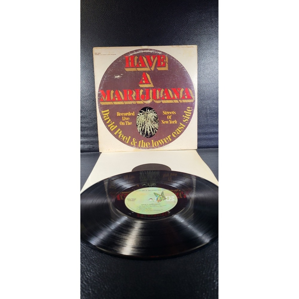 David Peel East Side Marijuana EKS-74032 Stereo Elektra Vintage 1968 LP Vinyl VG